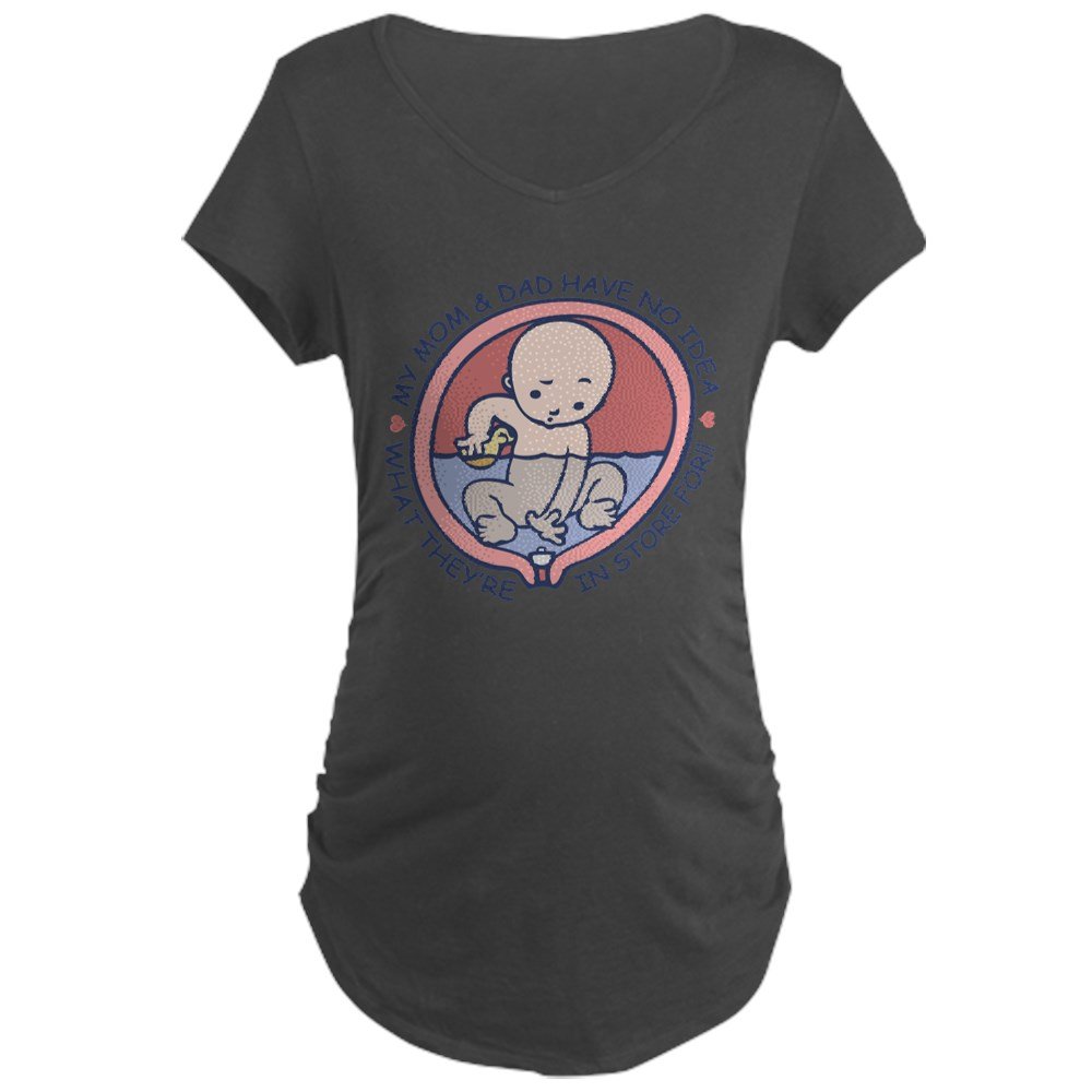CafePress Waterbreaker Row61978 Maternity T-Shirt - Comfortable & Stylish Pregnancy Tee for Expecting Moms | Perfect for Casual Wear, Baby Showers & Maternity Photos