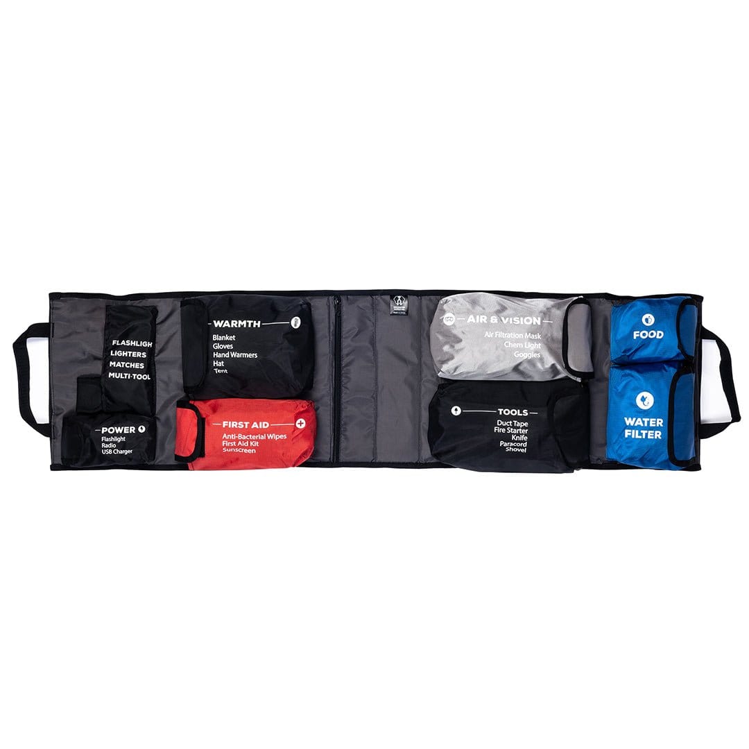 SEVENTY2 Survival Kit - Full Insert Emergency Preparedness Gear for Outdoor Adventures, Camping & Disaster Readiness