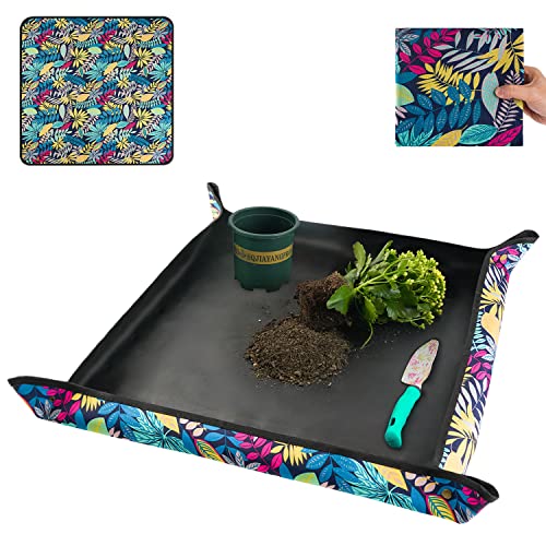 Colorful leaf print
