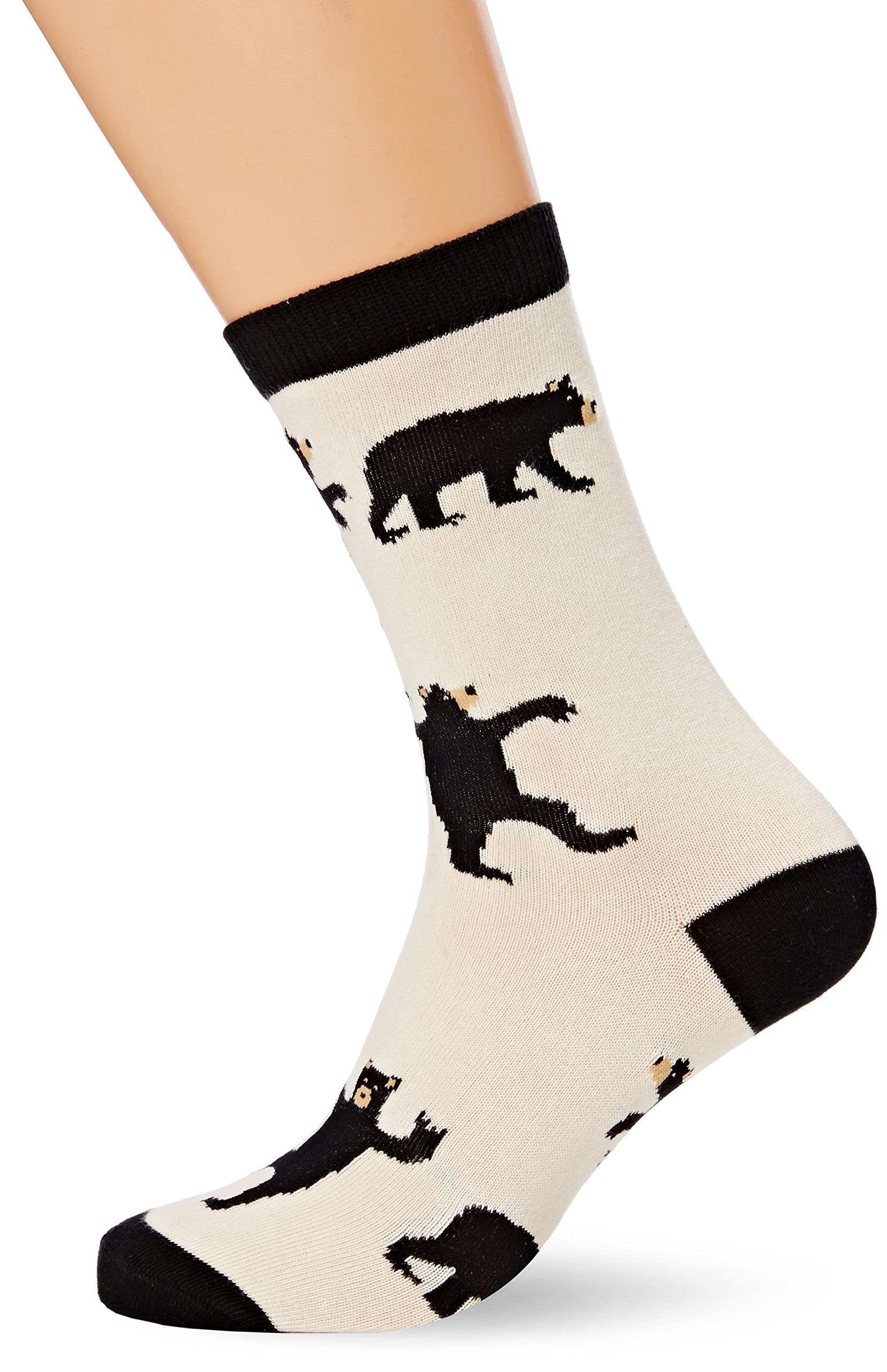 Hatley Women's Little Blue House Crew Socks - Soft & Comfortable Cotton Socks for Everyday Wear, Work, and Casual Outfits