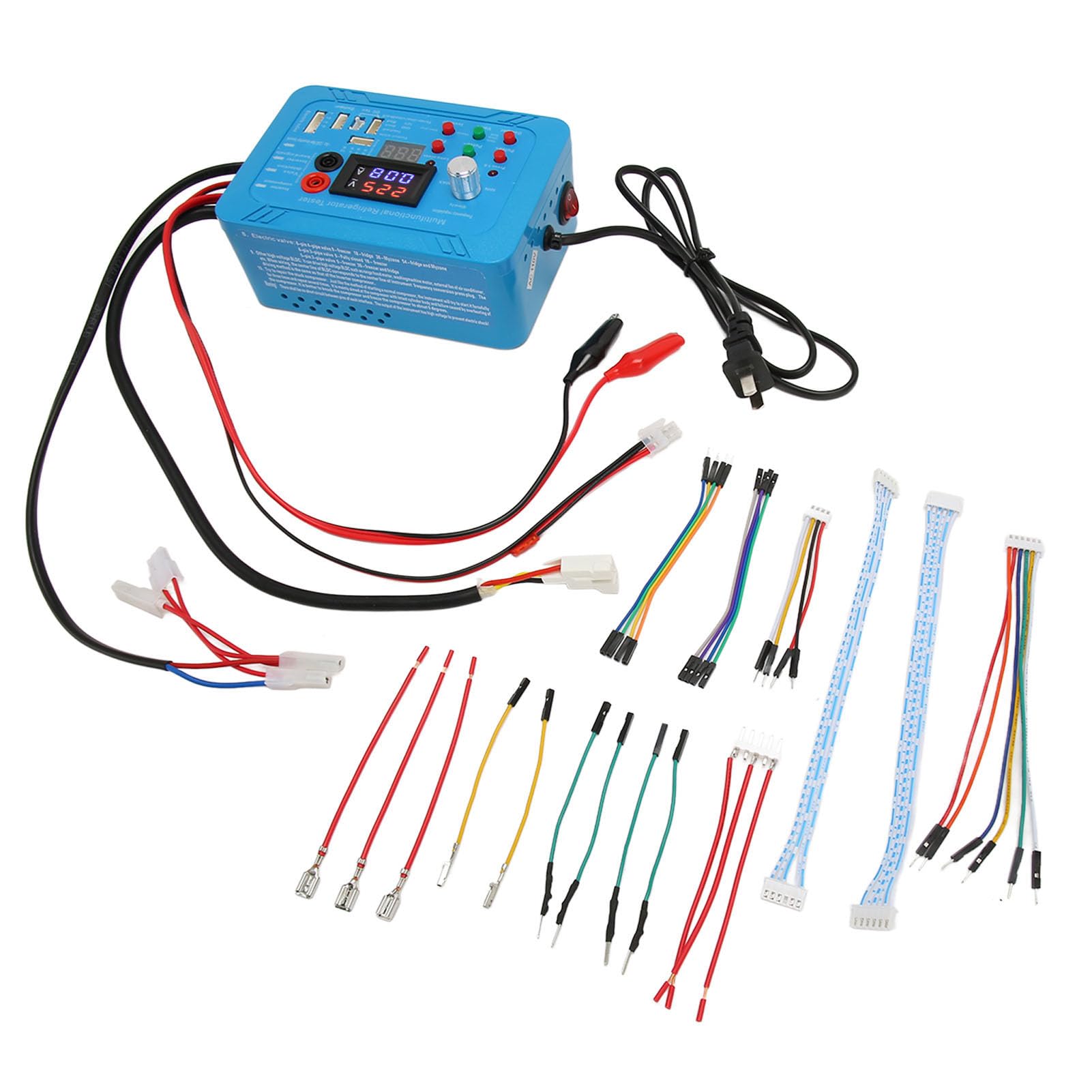 Refrigerator Inverter Variable Frequency Board Tester - Solenoid Valve Repair Tool with Buzzer Alarm, Clear LCD Display & US Plug 110V | Professional Appliance Diagnostic Equipment for HVAC Technicians & Home Repair