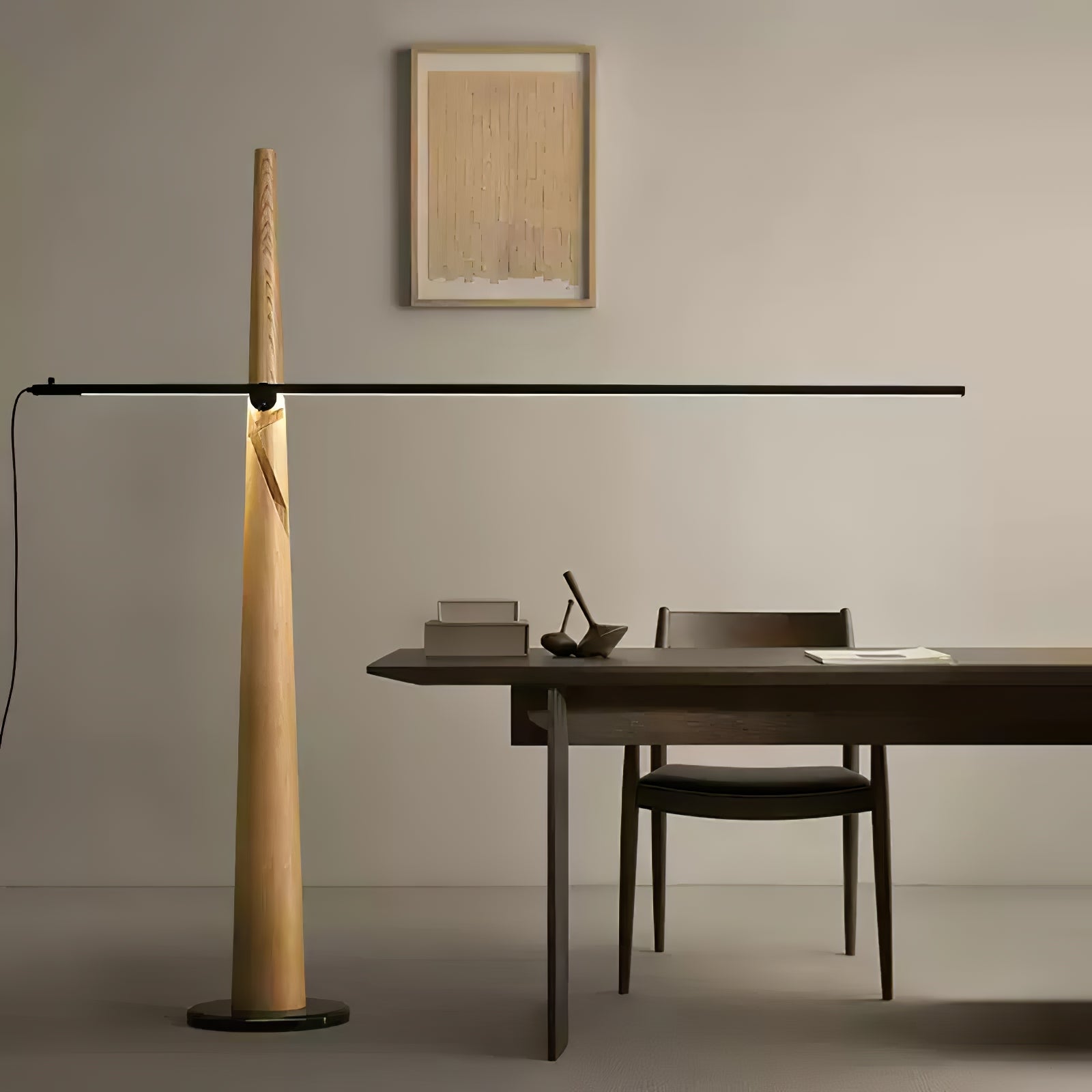 Equora Modern Floor Lamp - Adjustable Brightness LED Standing Light for Living Room, Bedroom, Office - Warm White & Cool White Light Modes - Perfect for Reading, Working, and Relaxing