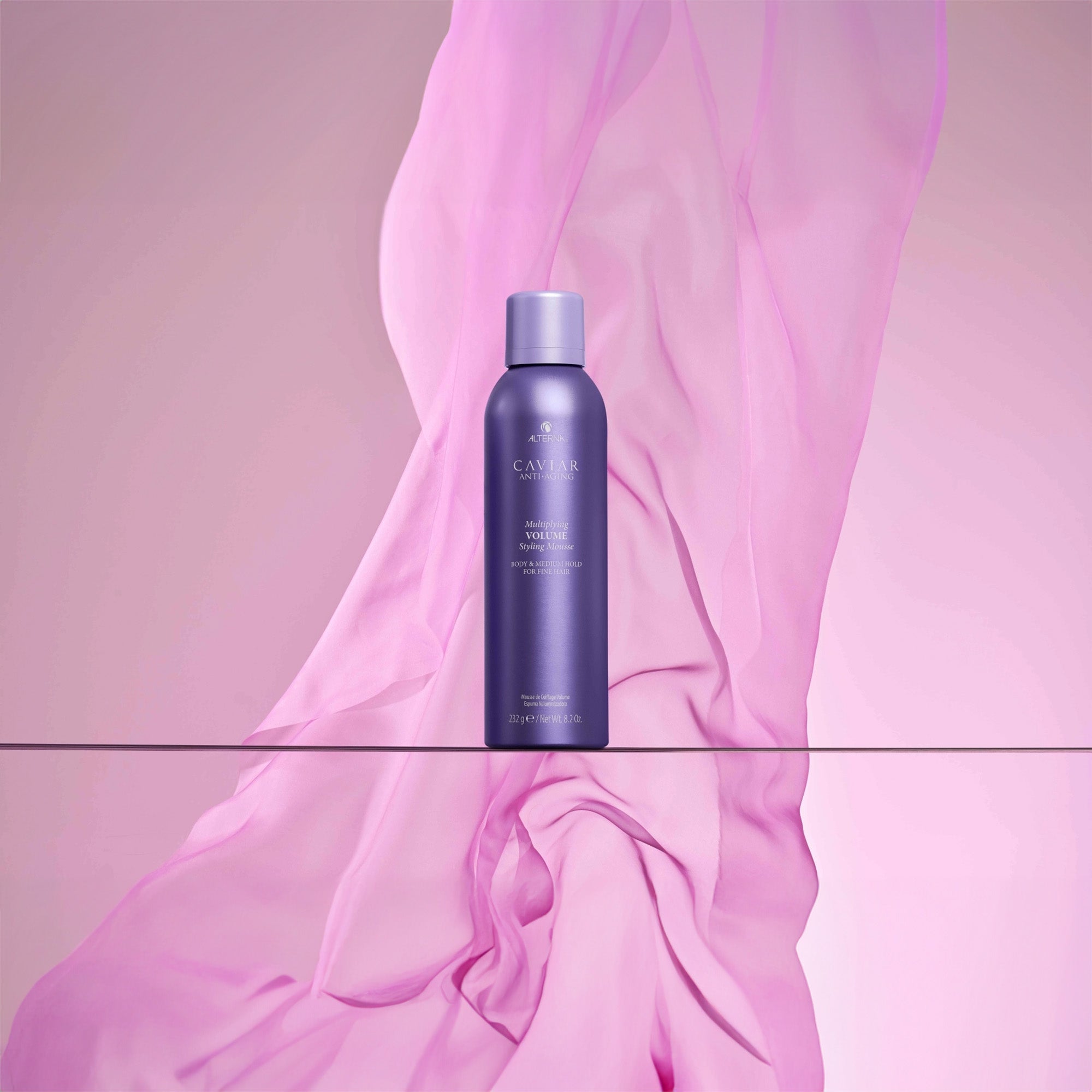 Alterna Caviar Anti-Aging Multiplying Volume Styling Mousse 8oz - Volumizing Hair Foam for Fine & Thin Hair - Perfect for Daily Styling & Special Occasions