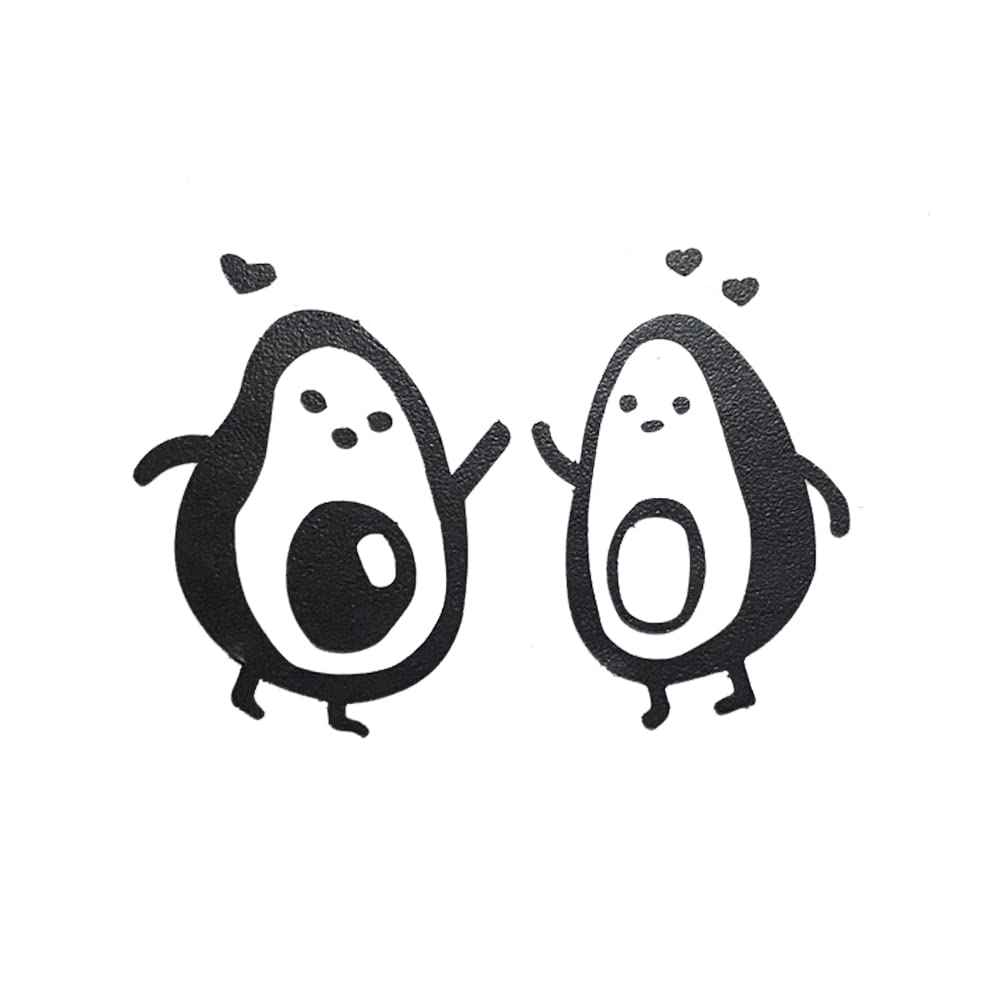 Comet Busters Couple Temporary Tattoos - Romantic Lovers Matching Set of 2 - Waterproof Fake Body Art Stickers (BT035) for Date Night, Anniversary Gifts & Couple Photos