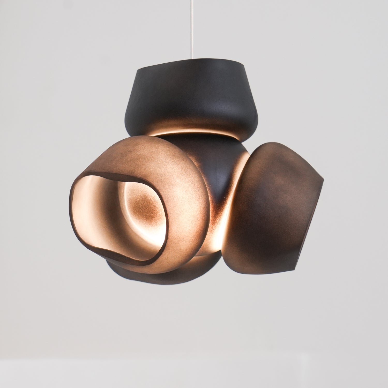 Modern Bubbles Cluster Pendant Light - 6-Light Glass Chandelier for Dining Room, Kitchen Island, Living Room, Bedroom - Elegant Ceiling Lighting Fixture