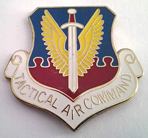 US Military Rank Pin Patch - Tactical AIR Command TAC (1-1/8