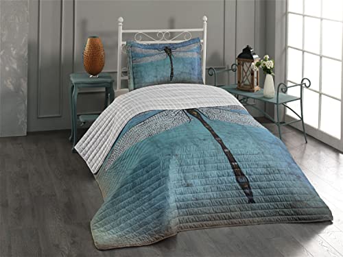Turquoise and Dark Blue