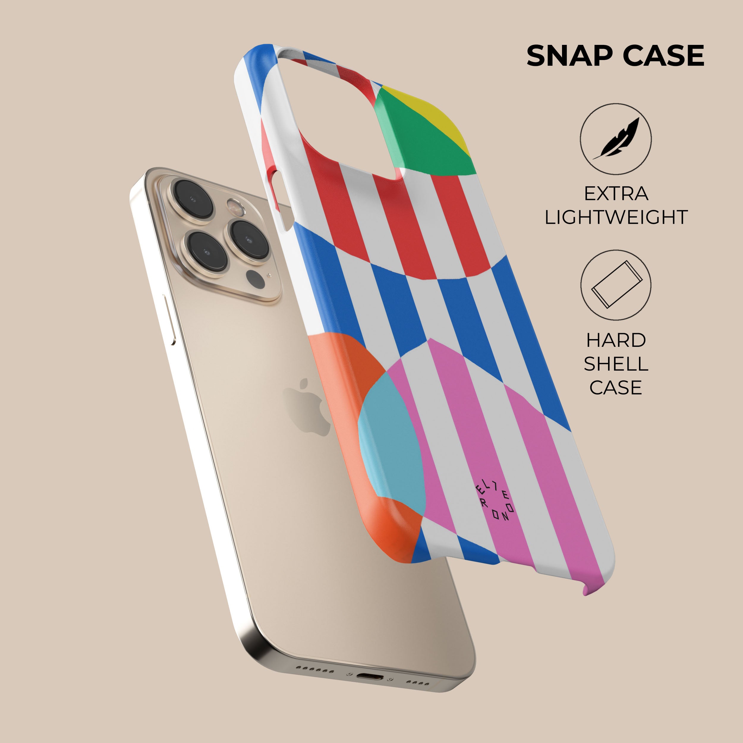 Stripped Symphony Phone Case - Trendy Protective Cover for iPhone & Samsung | Perfect for Daily Use, Travel & Outdoor Activities