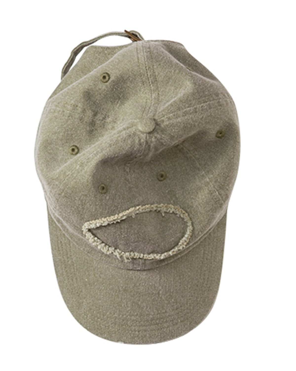 Authentic Pigment 1917 Pigment Dyed Raw Edge Patch Baseball Cap - Vintage Style Adjustable Dad Hat for Men & Women - Perfect for Casual Wear, Outdoor Sports, and Street Fashion