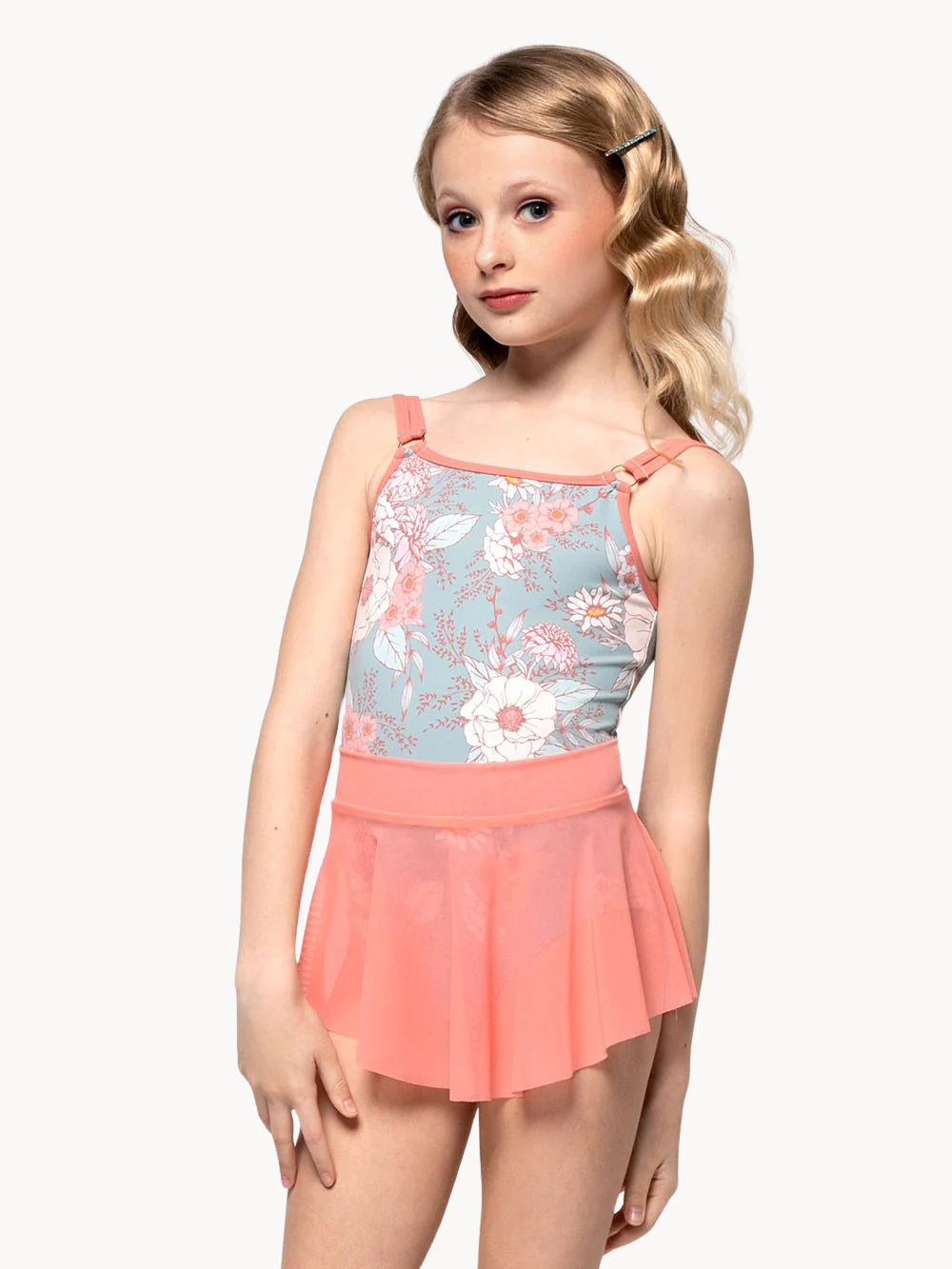 Farrah Devoted Seascape Girls Ballet Leotard - Comfortable Dancewear for Ballet, Gymnastics & Performance - Perfect for Recitals, Classes & Competitions