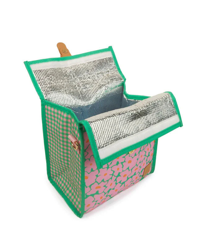 The Somewhere Co Blossom Lunch Satchel - Stylish Insulated Tote Bag for Work, Picnics & Daily Commute | Perfect for Office Lunch, Beach Outings & Shopping