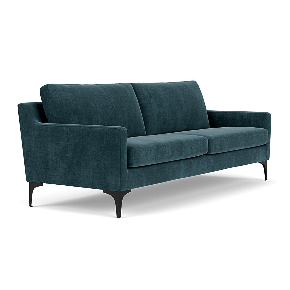 Astha Fabric 3-Seater Sofa - Modern Living Room Furniture for Small Spaces | Comfortable Couch for Apartments, Dorm Rooms & Cozy Homes