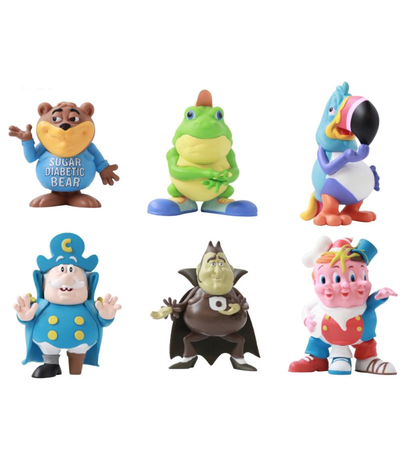 Ron English Cereal Killers Full Set - Limited Edition Collectible Art Figures for Pop Culture Enthusiasts | Perfect for Display, Gifts & Home Decor