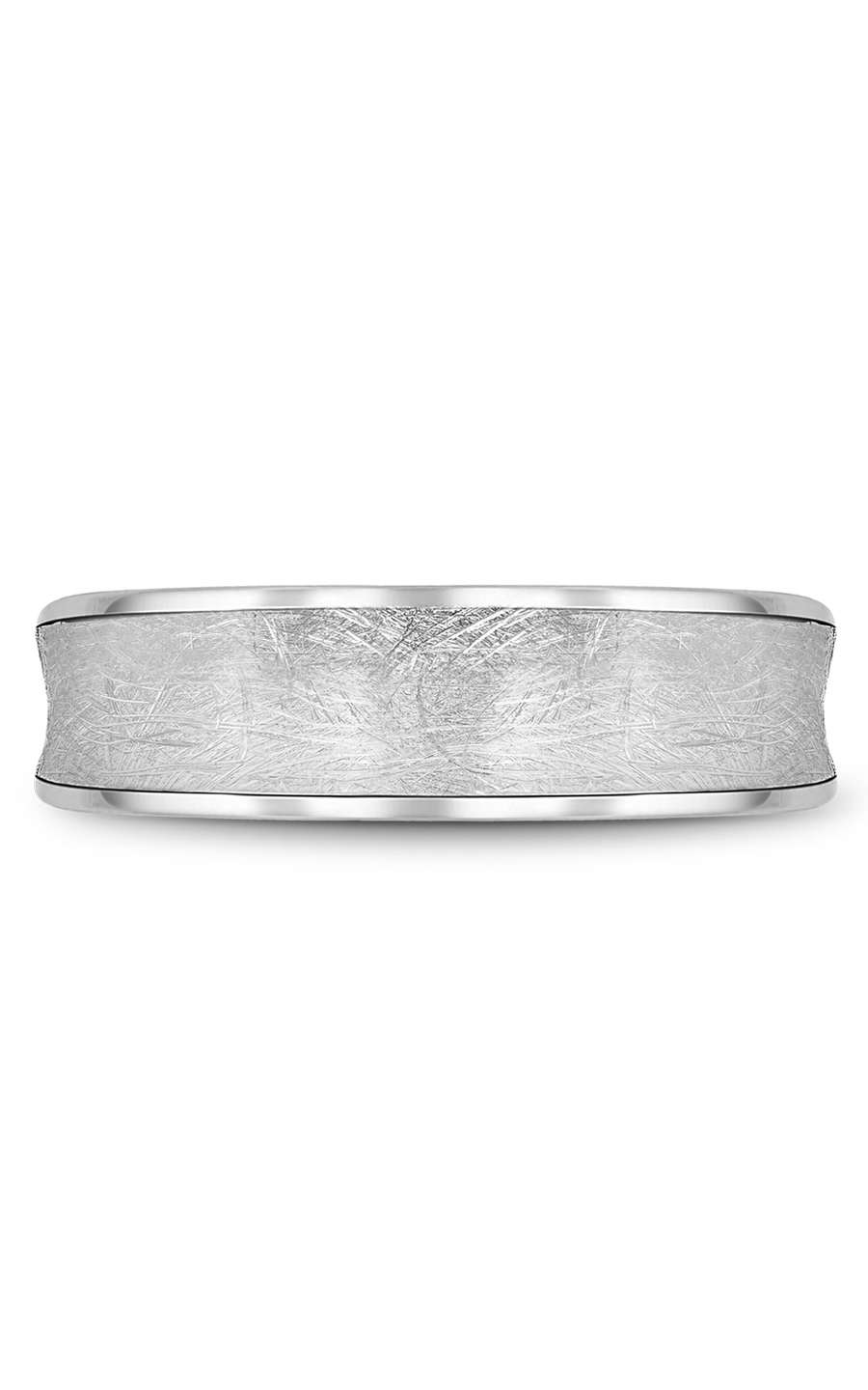 Bleu Royale Men's Wedding Band RYL 053W6 - 14K White Gold Classic Ring for Grooms & Bridal Jewelry - Perfect for Weddings, Anniversaries & Special Occasions