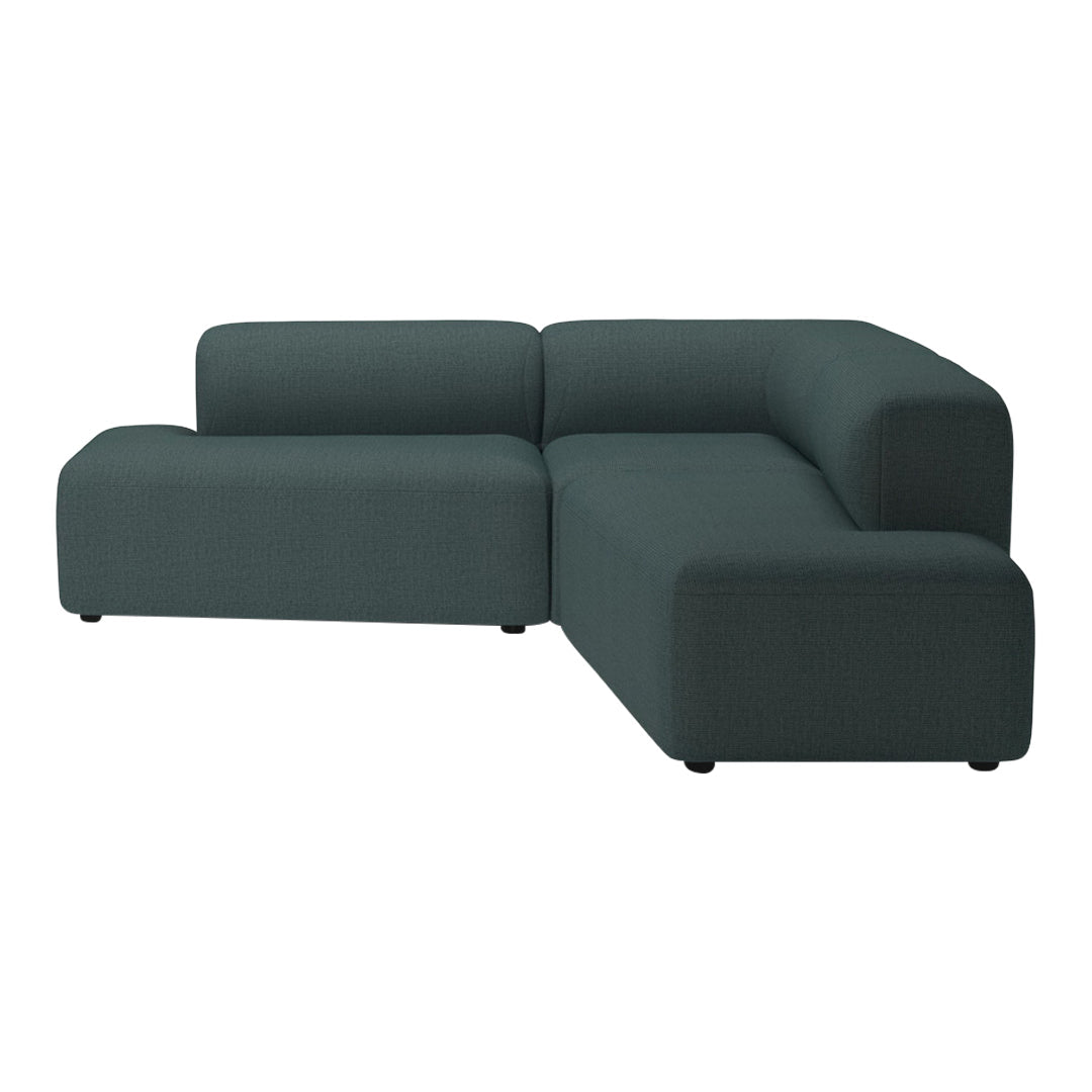 Modern Angle Chaise Lounge Sofa - Adjustable Recliner for Living Room, Bedroom, or Patio - Comfortable Upholstered Sectional with Pillows - Perfect for Relaxing, Reading, or Napping