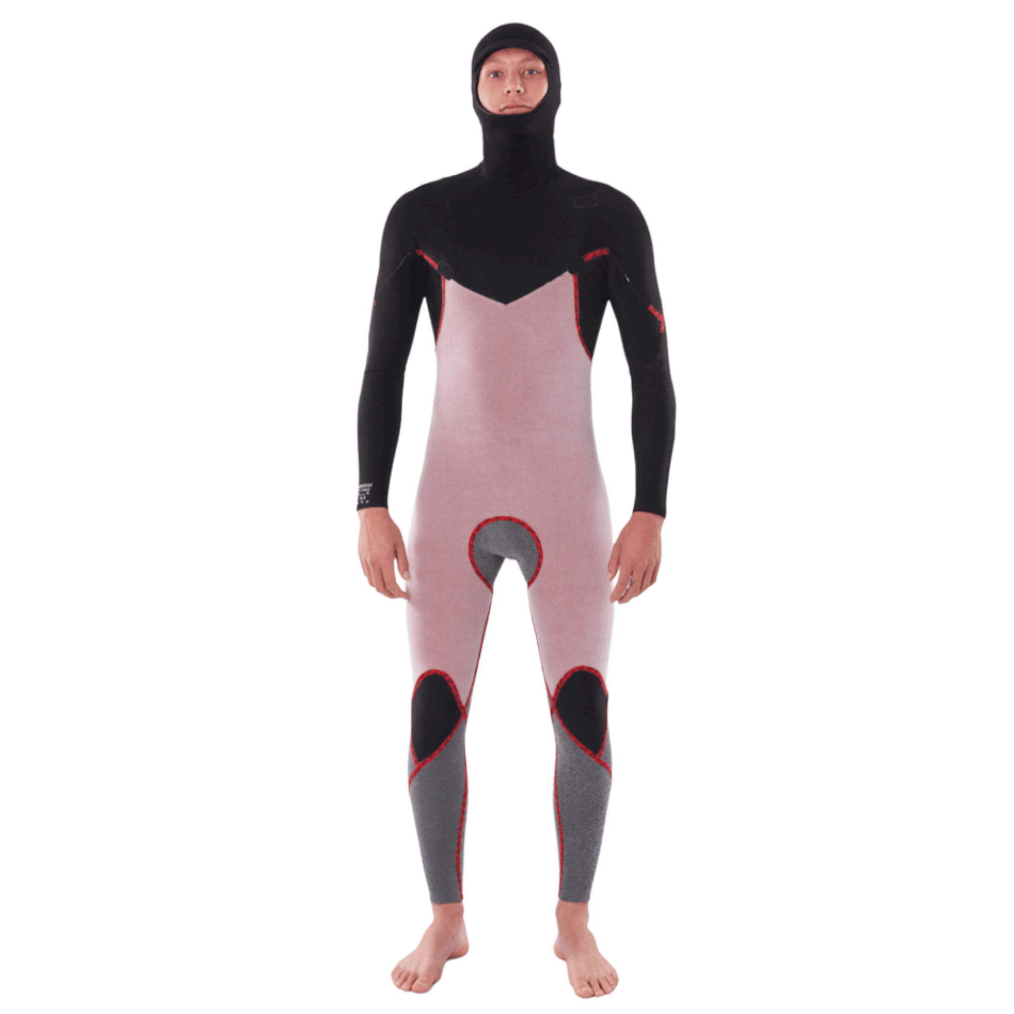 Rip Curl Dawn Patrol 5/4 Chest Zip Hooded Wetsuit for Men & Women - Premium Neoprene Surfing Wetsuit with Thermal Lining - Perfect for Cold Water Surfing, Diving & Water Sports