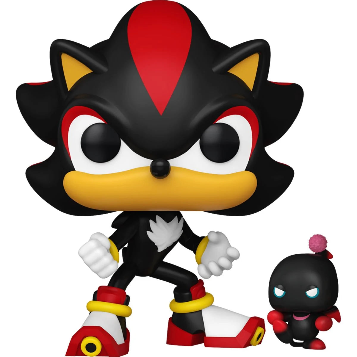 Sonic The Hedgehog Shadow with Dark Chao Action Figure - Collectible Video Game Character Toy for Kids & Fans - Perfect for Display, Play, and Gifts