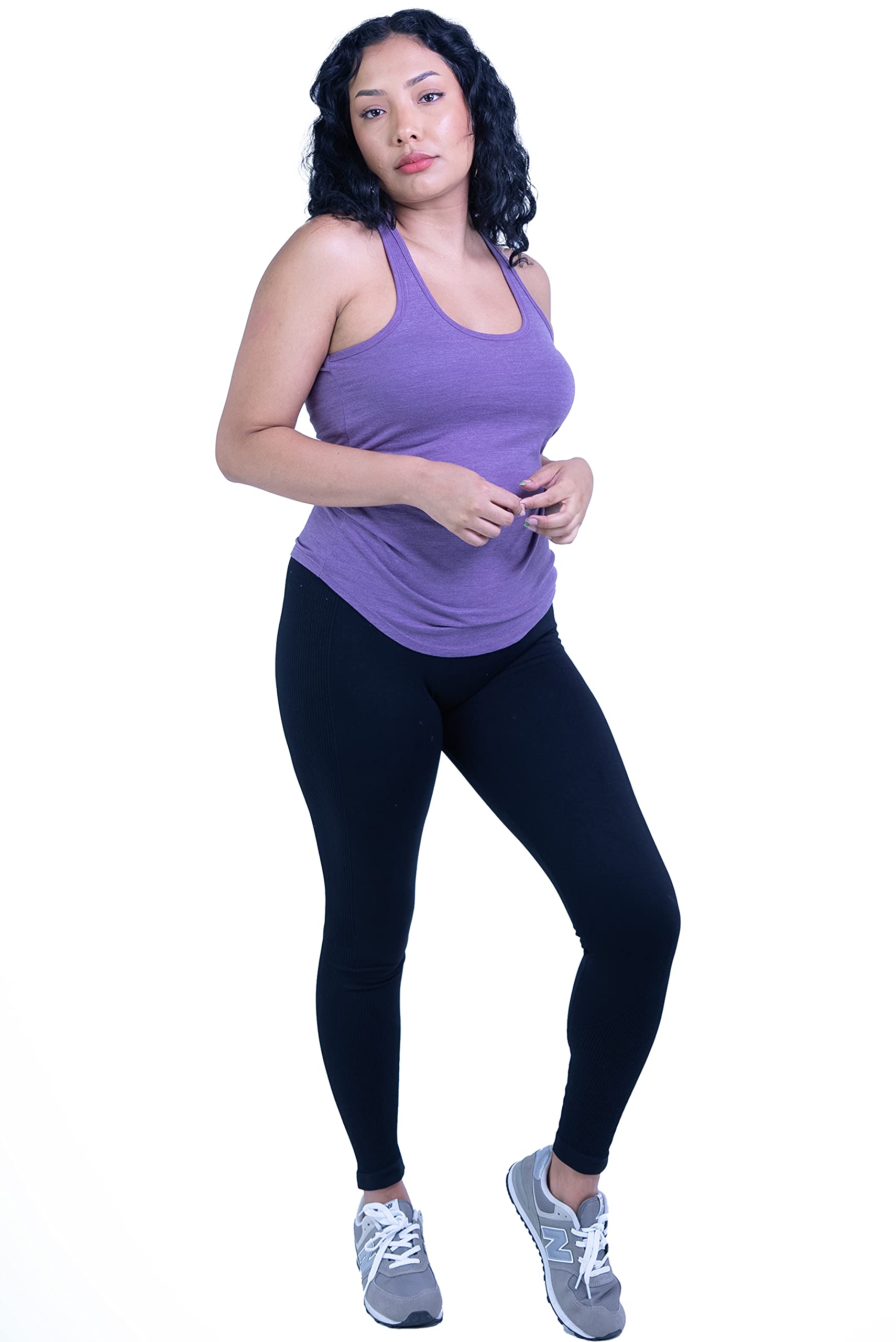 BANC Essentials Women's Racerback Tank Top - Soft Breathable Everyday Casual Shirt for Workout, Yoga, and Summer Outfits