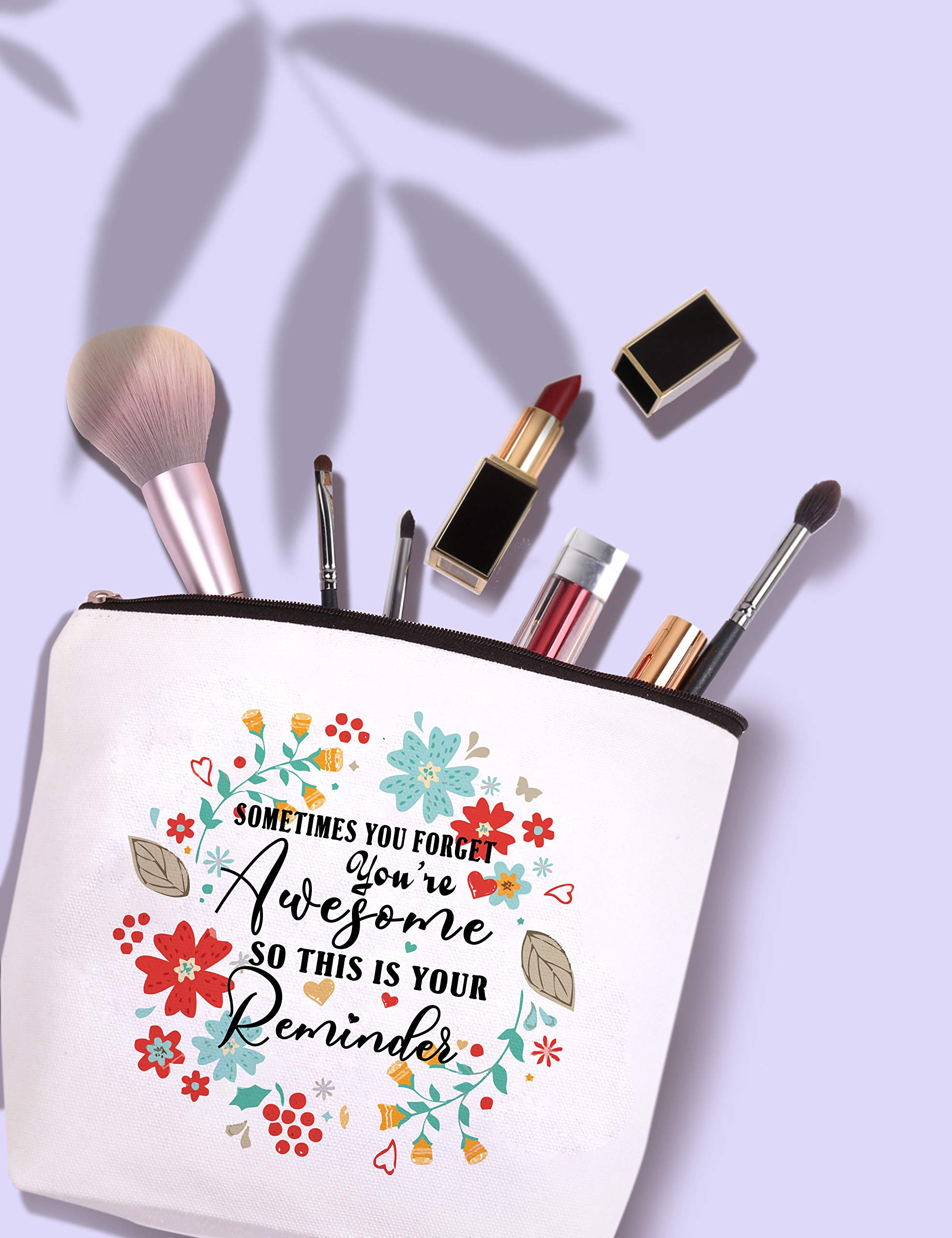 Christmas Gifts for Women - Inspirational & Motivational Thank You Gifts for Coworkers - You Are Awesome Trinket Dish & Compact Mirror - Perfect for Office Decor, Holiday Presents & Daily Encouragement