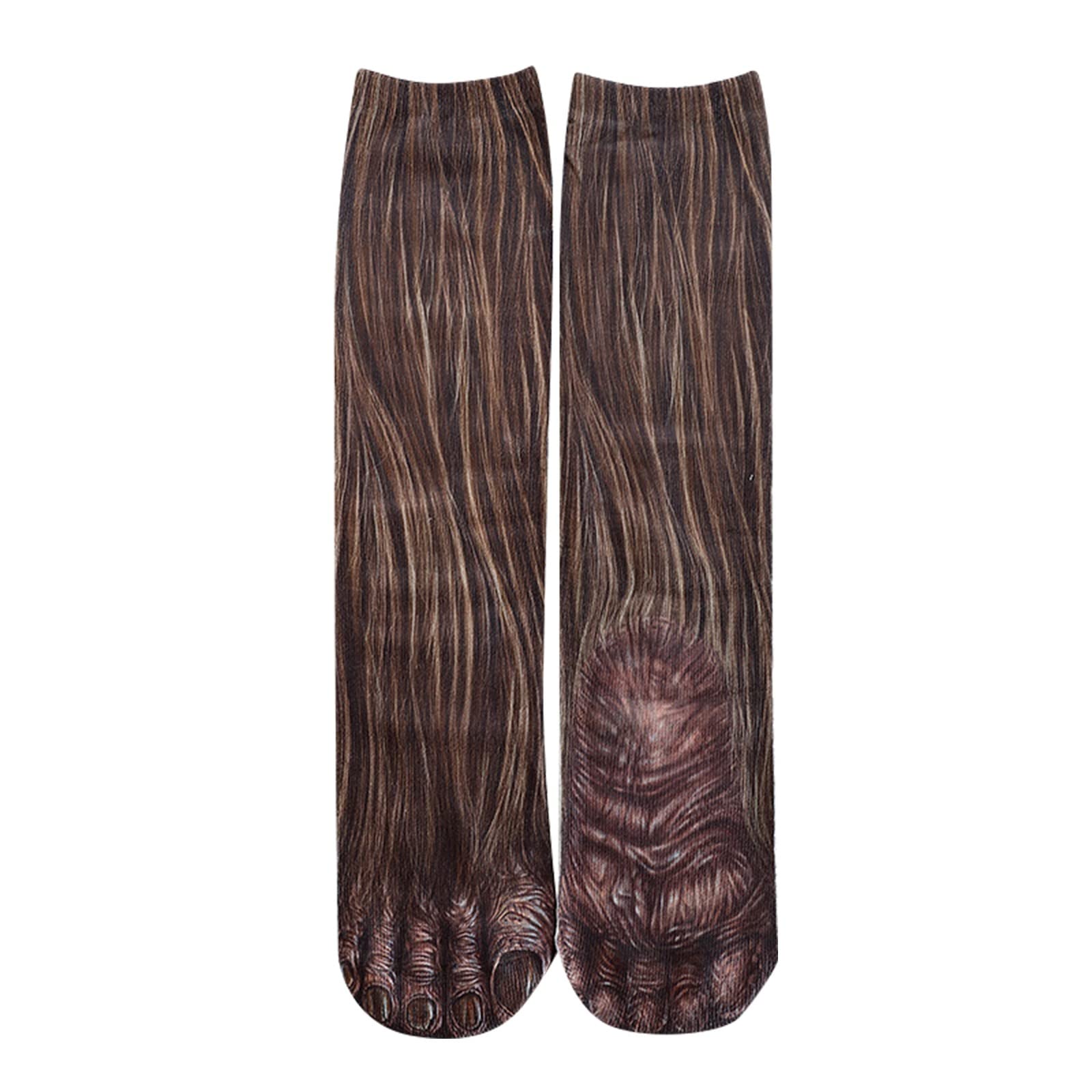 **Women's Compression Support Socks - 3D Animal Print Novelty Socks for Men & Women - Funny & Comfortable Stockings for Work, Travel & Daily Wear**