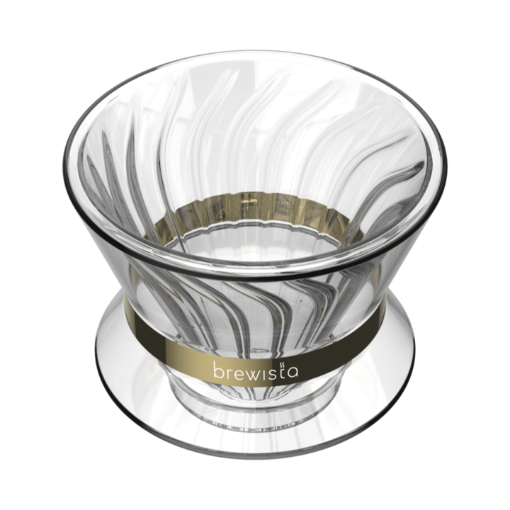 Brewista Tornado Duo Double Wall Glass Coffee Dripper - Perfect for Pour Over and Cold Brew at Home or Office