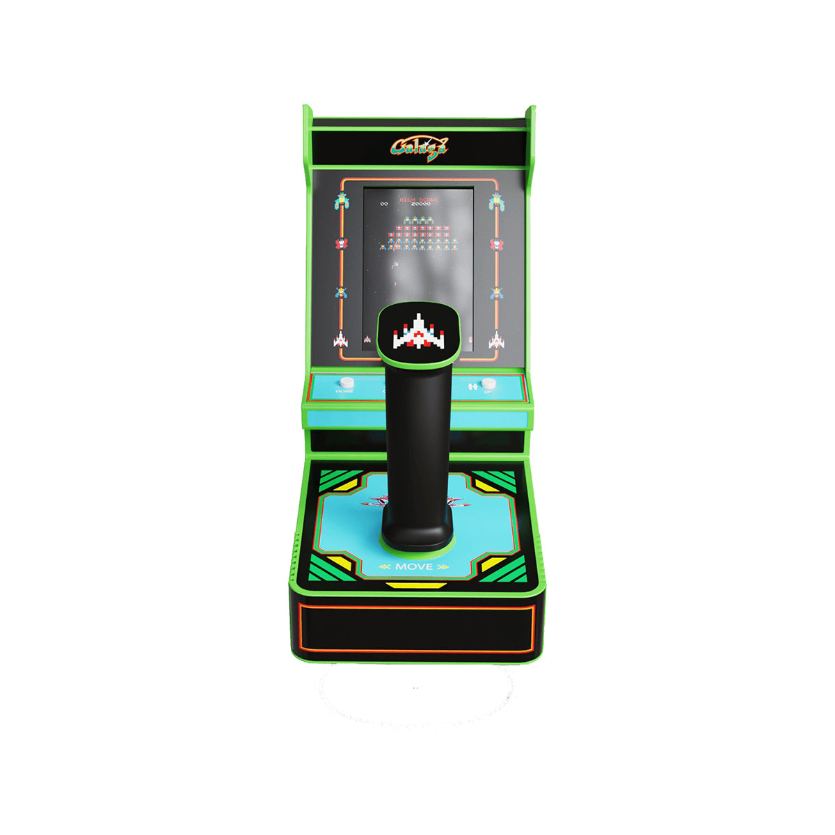 MyArcade GALAGA Retro Arcade Joystick Player - Classic Mini Arcade Game Machine with 8-Bit Graphics | Perfect for Home, Office & Gaming Room Decor | Nostalgic Gift for Gamers & Collectors