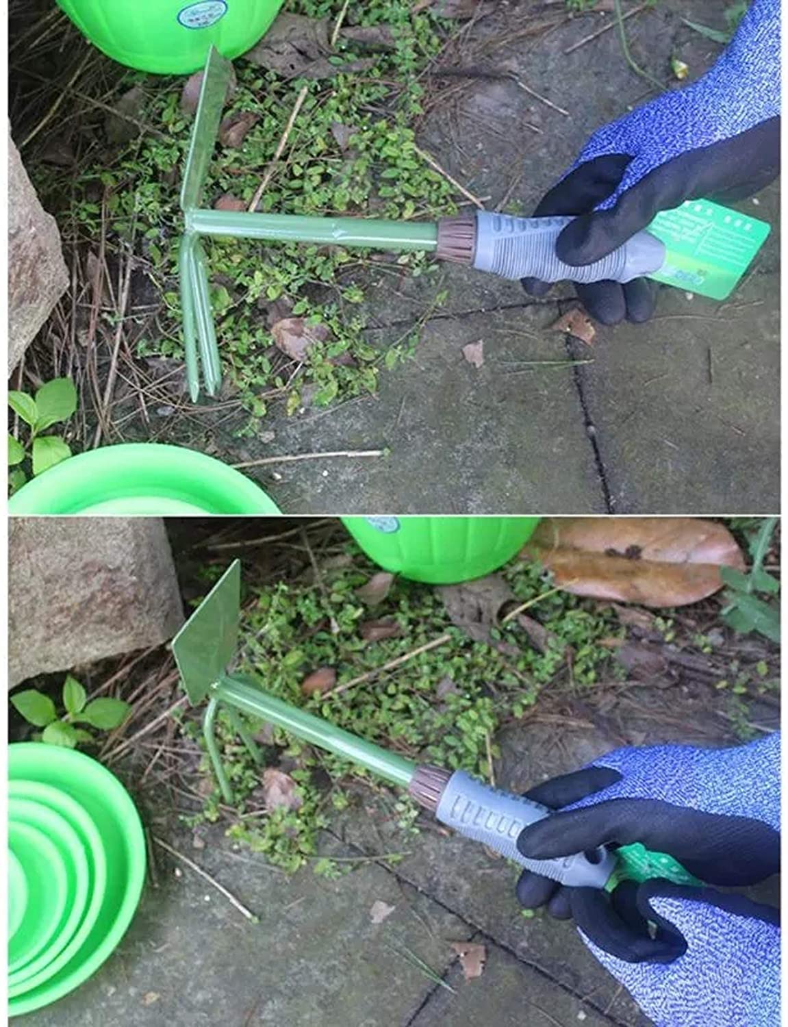 5-Piece Heavy Duty Garden Tool Set with PVC Handle - Durable Gardening Hand Tools for Planting, Weeding & Landscaping - Perfect for Gardeners & Outdoor Enthusiasts