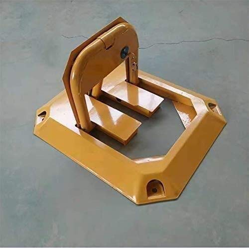 Heavy Duty Parking Lock Barrier - Manual Vehicle Parking Block, Anti-Theft Octagon Bollard for Driveways, Garages & Parking Lots - Perfect for Home, Business & Commercial Security