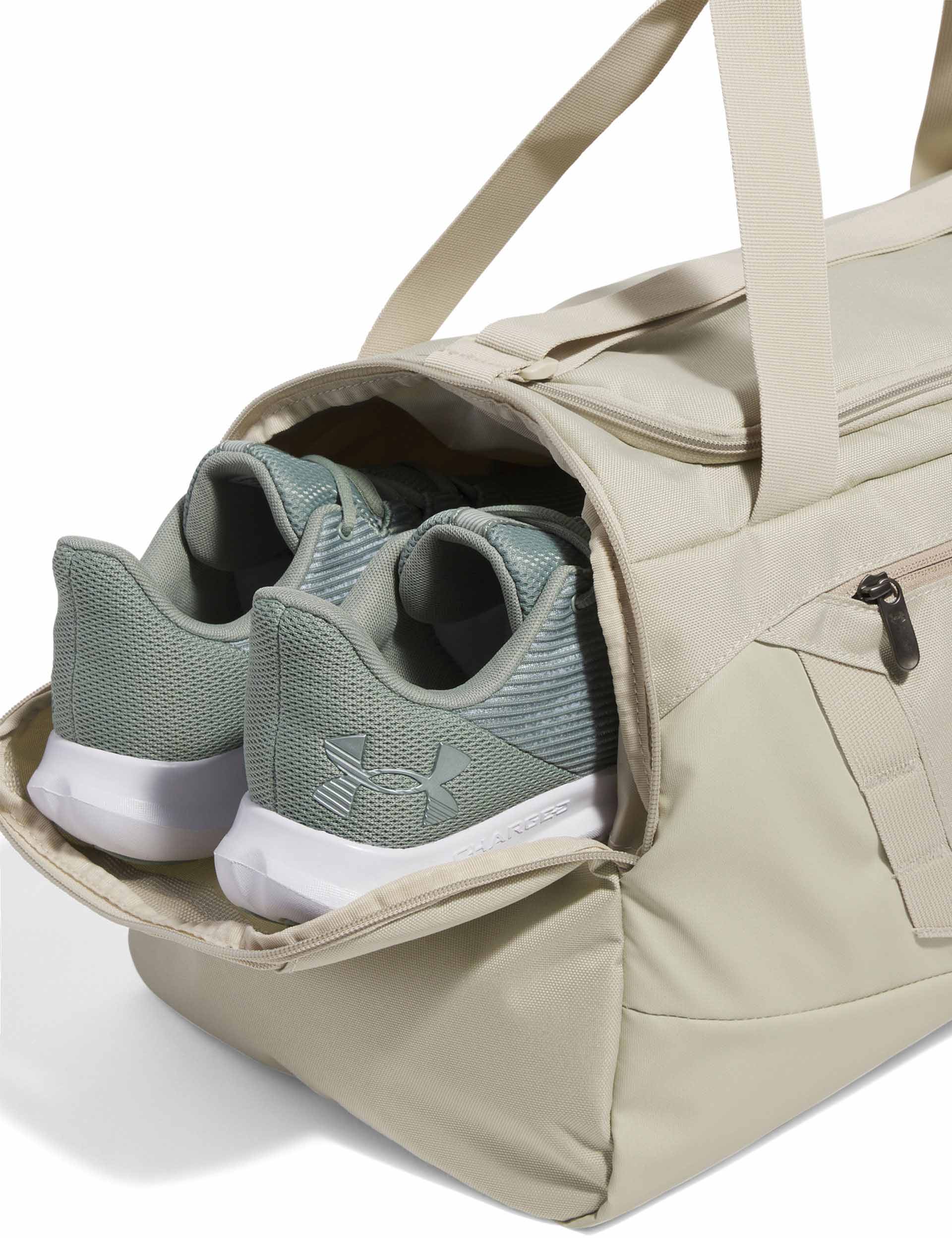 Undeniable 5.0 Small Duffle Bag - Khaki Base/City Khaki - Perfect for Gym, Travel & Everyday Carry | Water-Resistant & Durable
