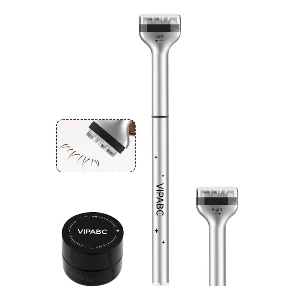 Lower Lash Stamp & Eyeliner Kit - Reusable Silicone Mascara Stamp for Quick Eye Makeup | 2-in-1 Eyelash Extension Tool for Beginners | Perfect for Daily Makeup & Special Occasions