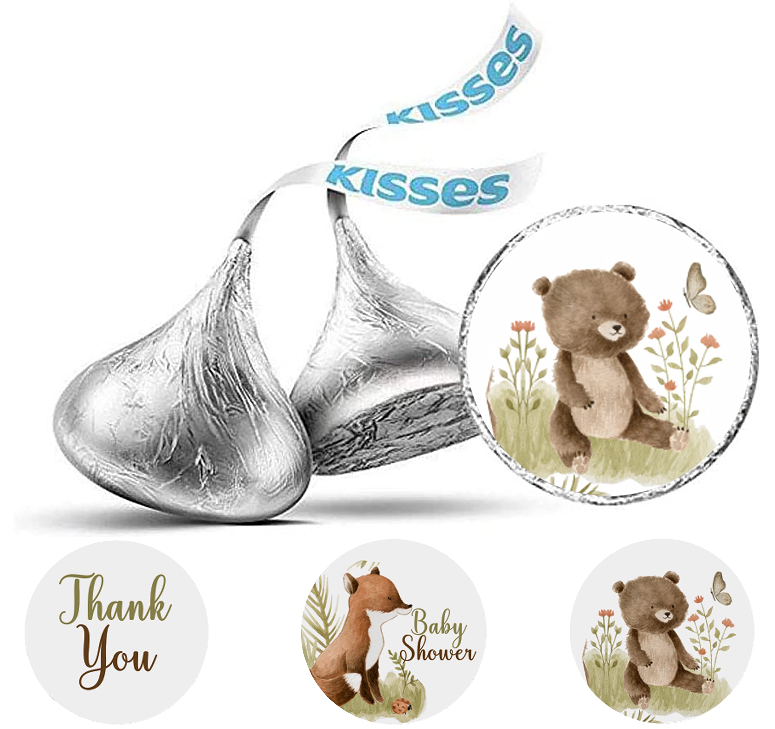 190-Pack Boy Girl Baby Shower Chocolate Kiss Stickers & Labels - DIY Party Decorations for Candy Wrapping, Gift Tags, and Celebration Favors
