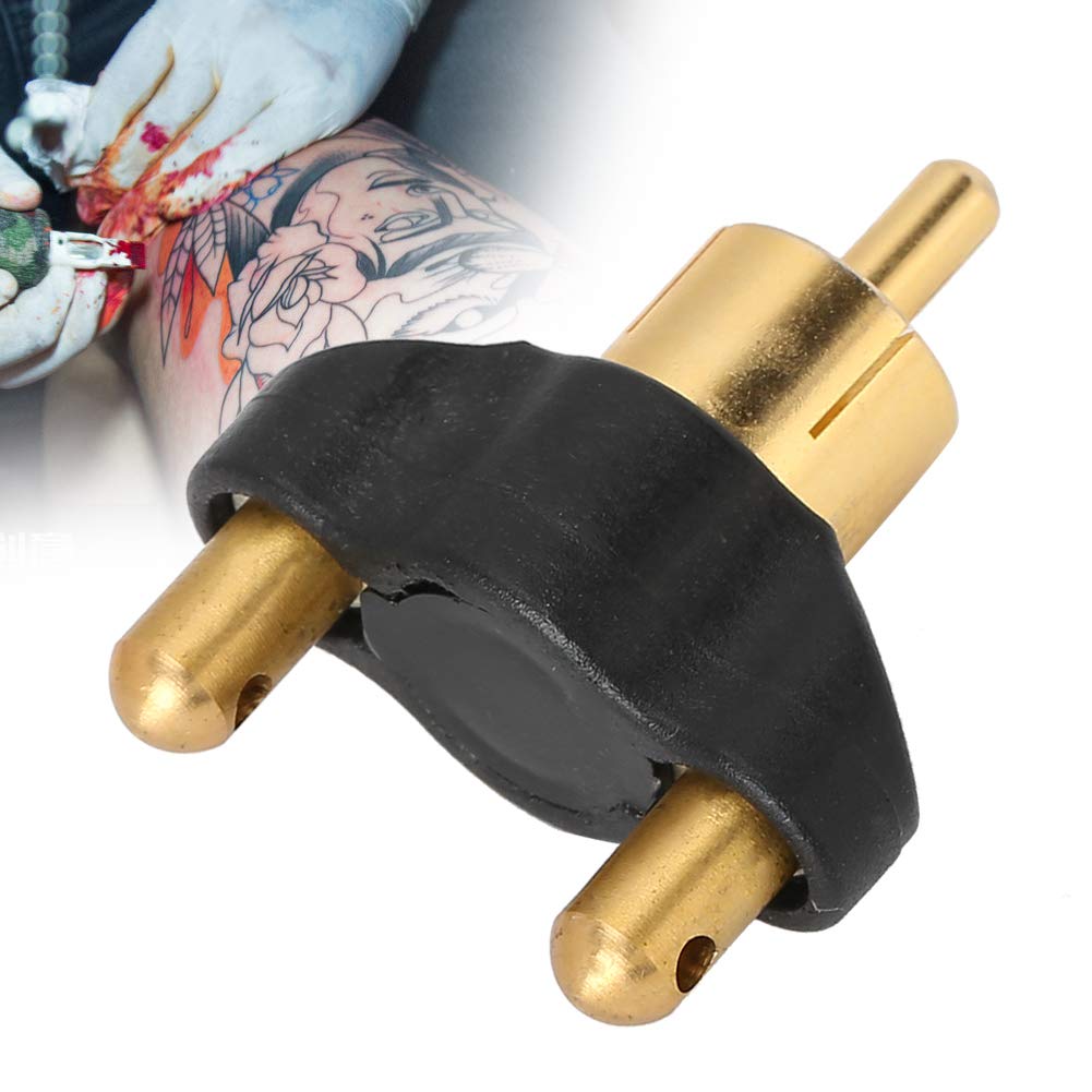 Professional Alloy Tattoo Machine Clip Cord Conversion Head - Universal Tattoo Gun Adapter for Coil & Rotary Machines | Perfect for Tattoo Artists & Studio Use