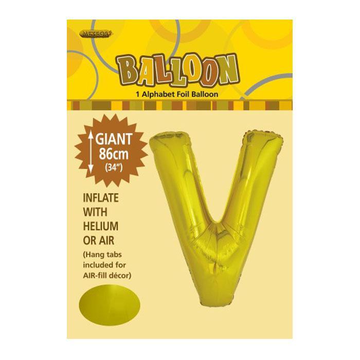 Jumbo Letter Foil Balloons - Large Alphabet Mylar Balloons for Birthday Parties, Baby Showers & Wedding Decorations