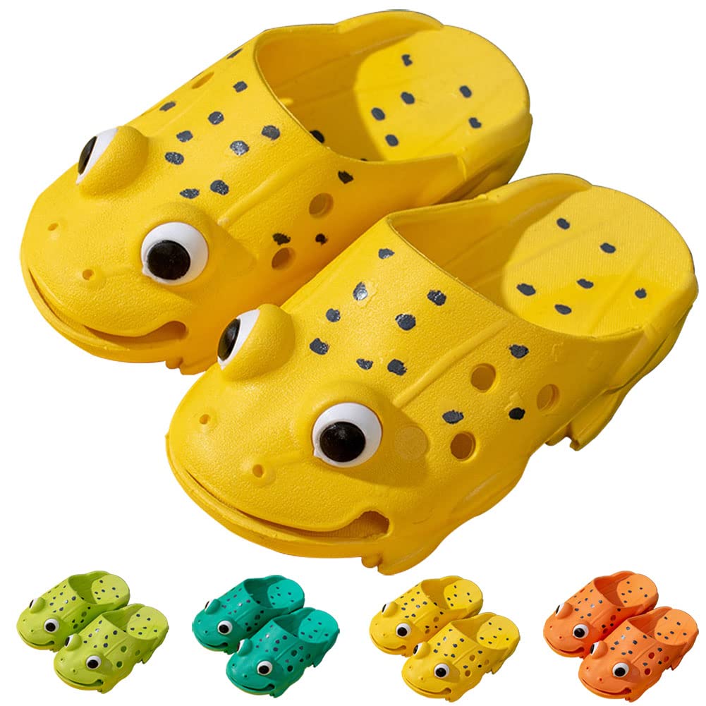Funny Frog Slippers for Men & Women - Cute Cartoon Animal House Shoes, Non-Slip Bathroom & Pool Slides - Perfect for Indoor, Spa, Beach & Lounging