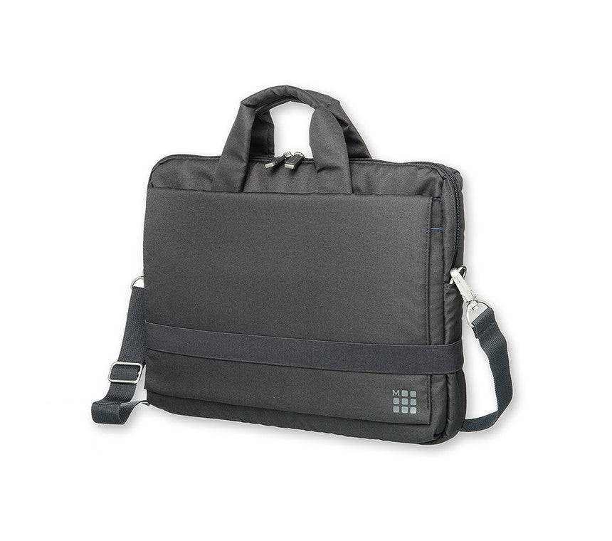 Premium Moleskine Horizontal Device Bag for iPad, Laptop & Tech Accessories - Payne's Grey - Perfect for Work, Travel & Daily Commute