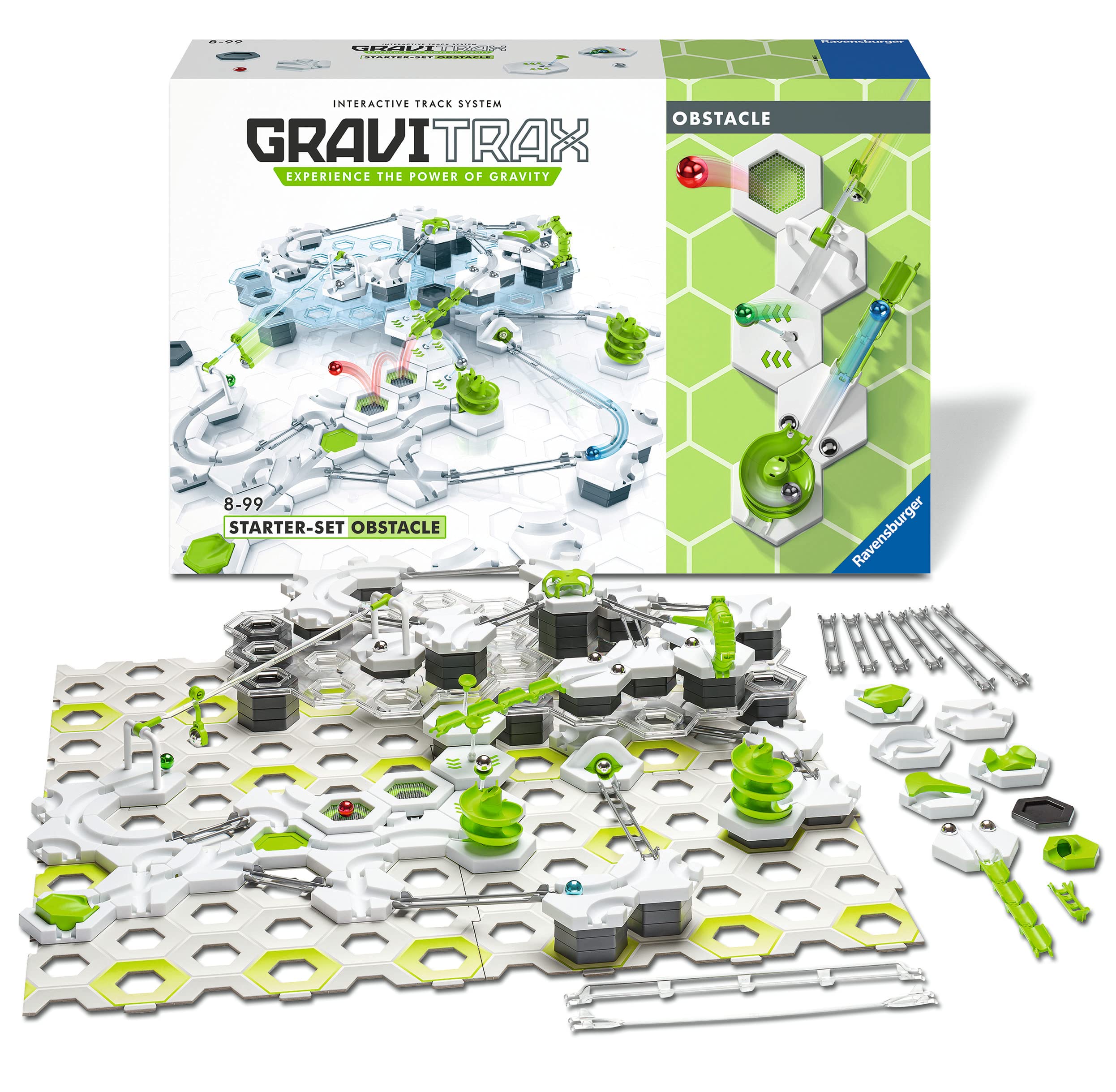 Ravensburger GraviTrax Obstacle Course Set - STEM Educational Marble Run Toy for Kids Ages 8+ - 2019 Toy of The Year Finalist - Perfect for Indoor Play, Birthday Gifts & STEM Learning Activities