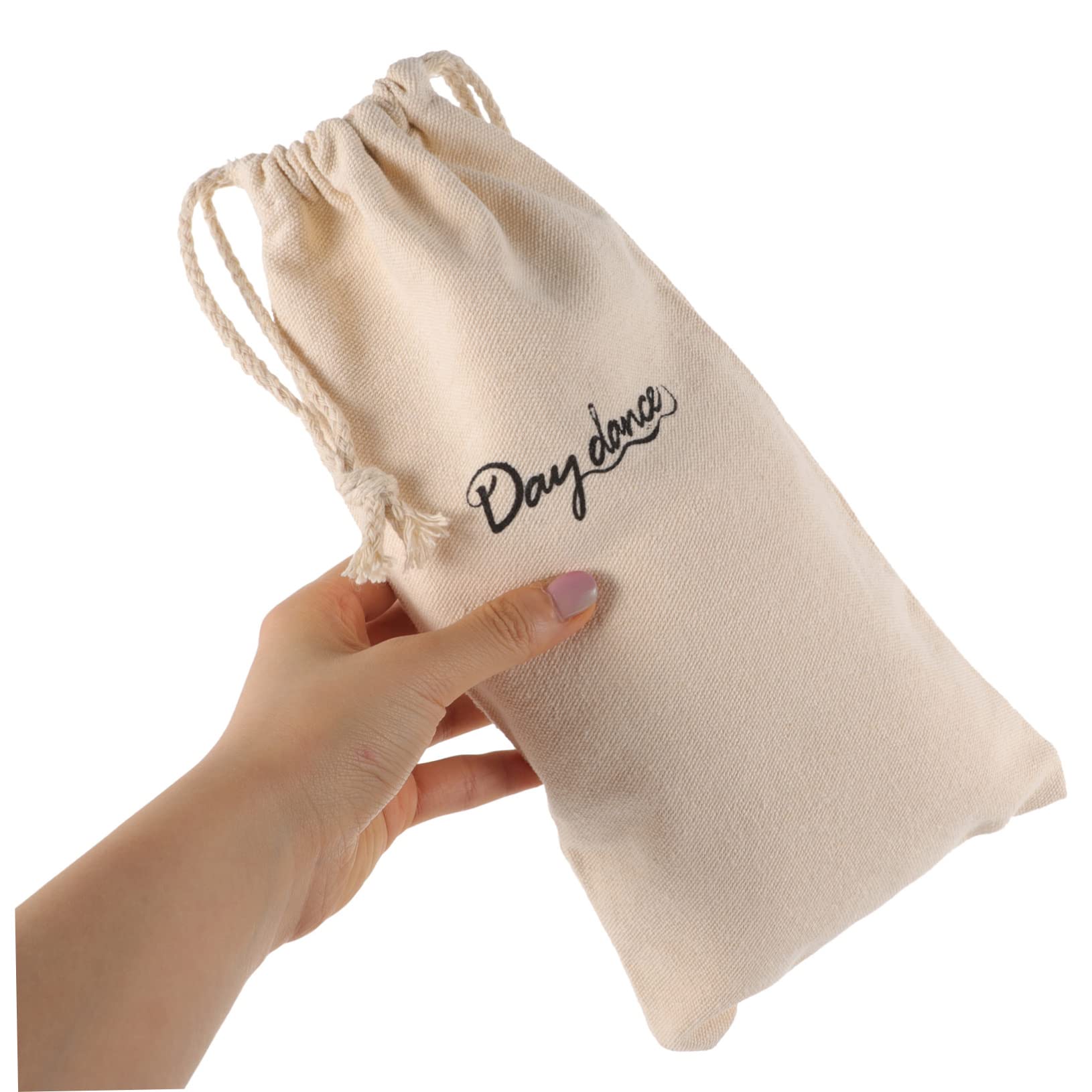 INOOMP Drawstring Canvas Ballet Dance Shoe Bag - Lightweight Storage & Carrying Pouch for Ballet, Jazz, Tap Shoes - Perfect for Dance Classes, Rehearsals & Travel