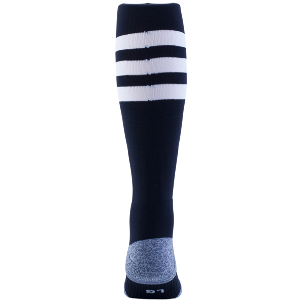 Adidas 3 Stripe Hoop Sock - Black/White Athletic Socks for Men & Women - Comfortable Sports Socks for Basketball, Running & Gym Workouts