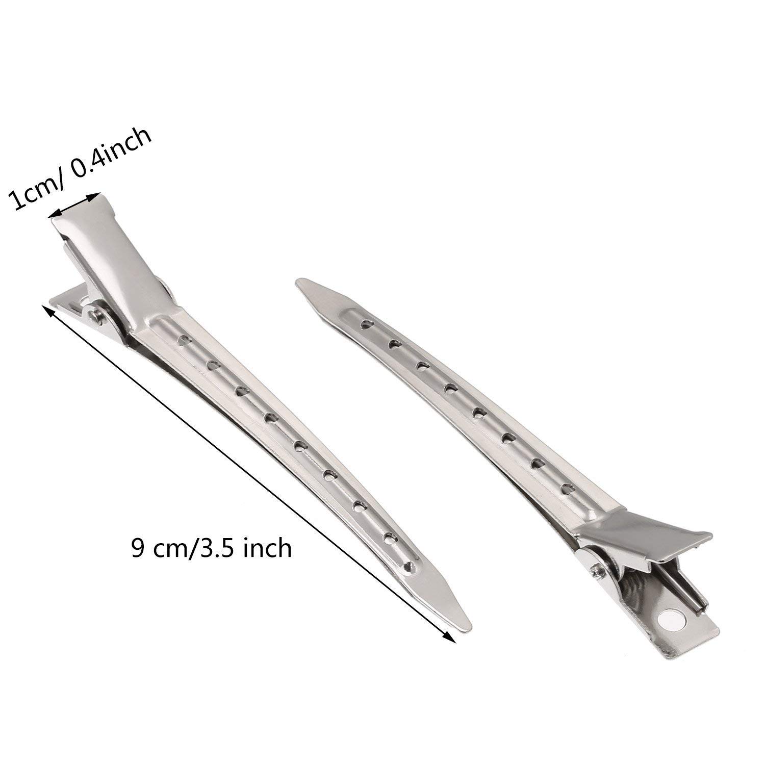 10Pcs Professional Hair Comb Set - Tail Comb, Dressing Comb, Wide & Fine Tooth Combs for Styling - Unisex Salon & Home Use with 6 Hair Section Clips - Perfect for Hair Styling, Detangling & Sectioning at Home or Salon