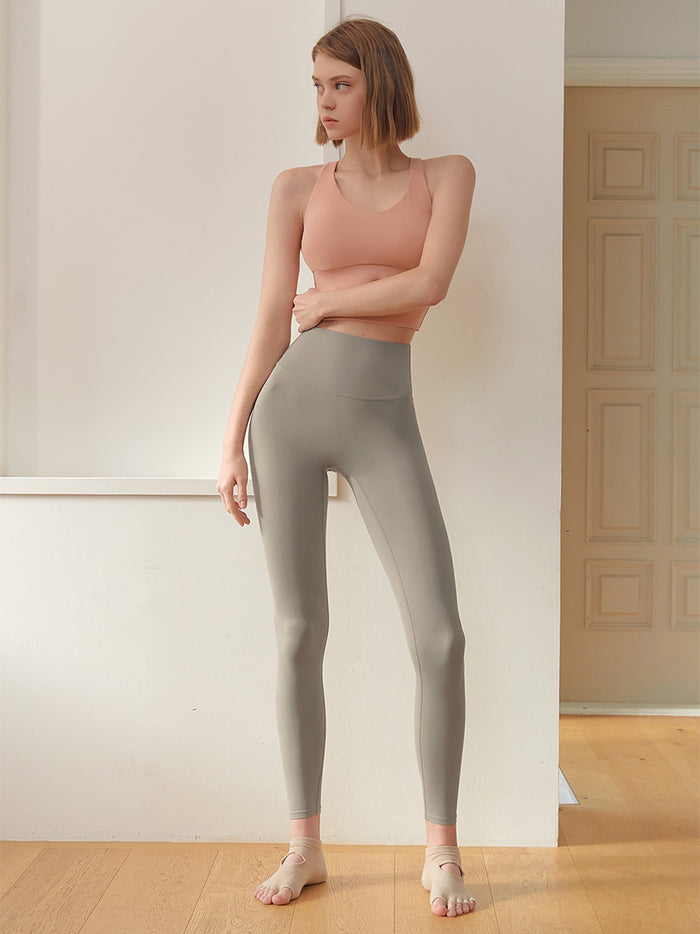 Black Label 330N High-Waisted Yoga Leggings for Women - Tummy Control Workout Pants for Running, Gym & Lounge