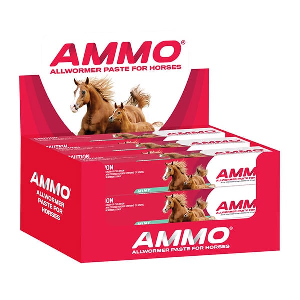 Equine Ivermectin Paste 32.5g - Horse Dewormer for Small & Large Strongyles, Pinworms, Roundworms - Safe & Effective Parasite Control for Adult Horses - Ideal for Barn, Stable & Pasture Use