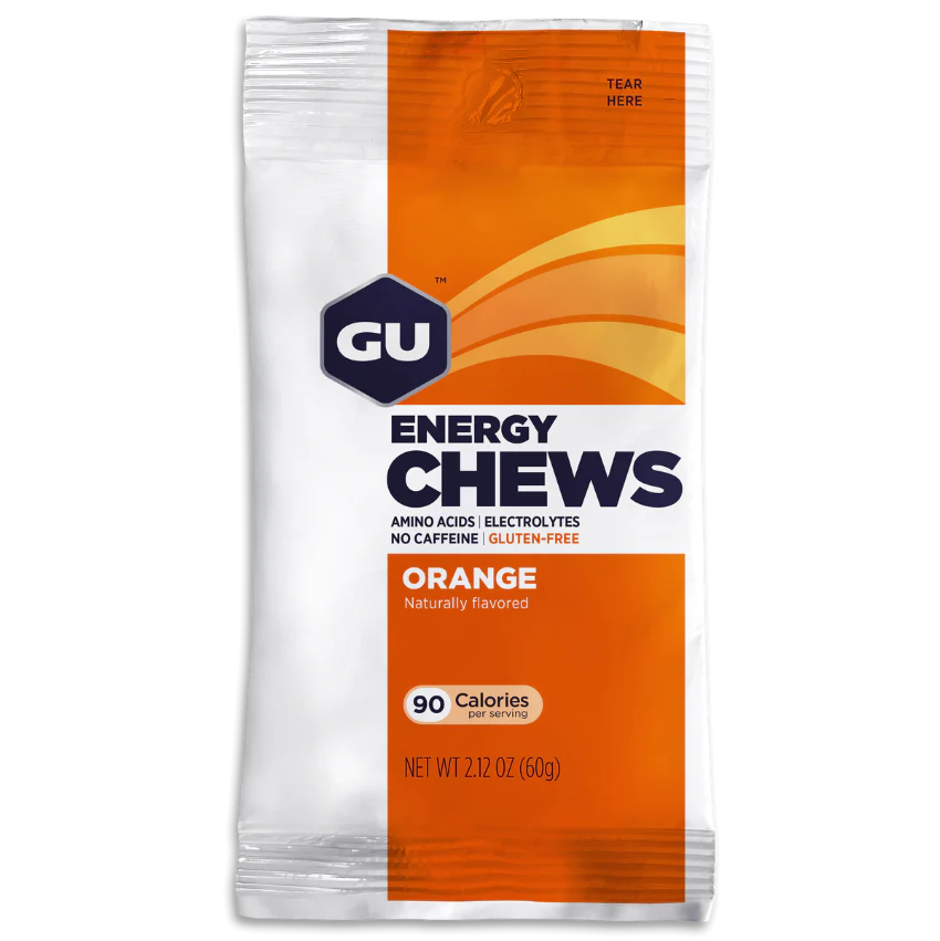 Gu Energy Chews - Natural Energy Gels for Runners, Cyclists & Athletes - Boost Performance & Endurance - Great for Workouts, Marathons & Outdoor Activities