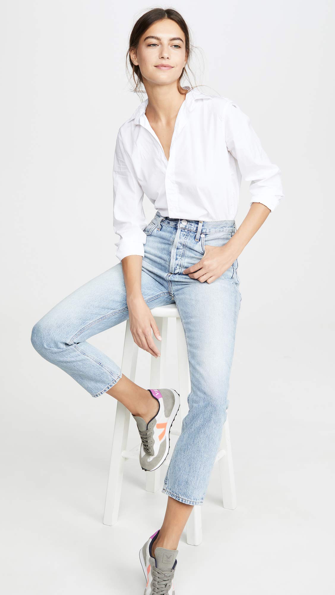 Frank & Eileen Women's Classic Poplin Button Down Shirt - Elegant Long Sleeve Blouse for Office, Business Casual & Everyday Wear