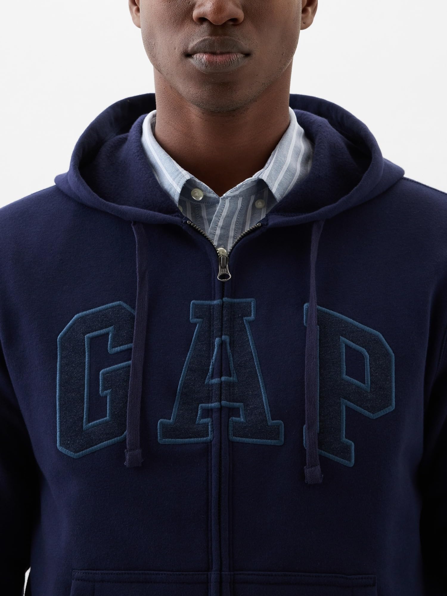 GAP Logo Hoodie - Full Zip Sweatshirt for Men & Women | Casual Streetwear & Loungewear | Perfect for Everyday Wear, Gym, and Outdoor Activities