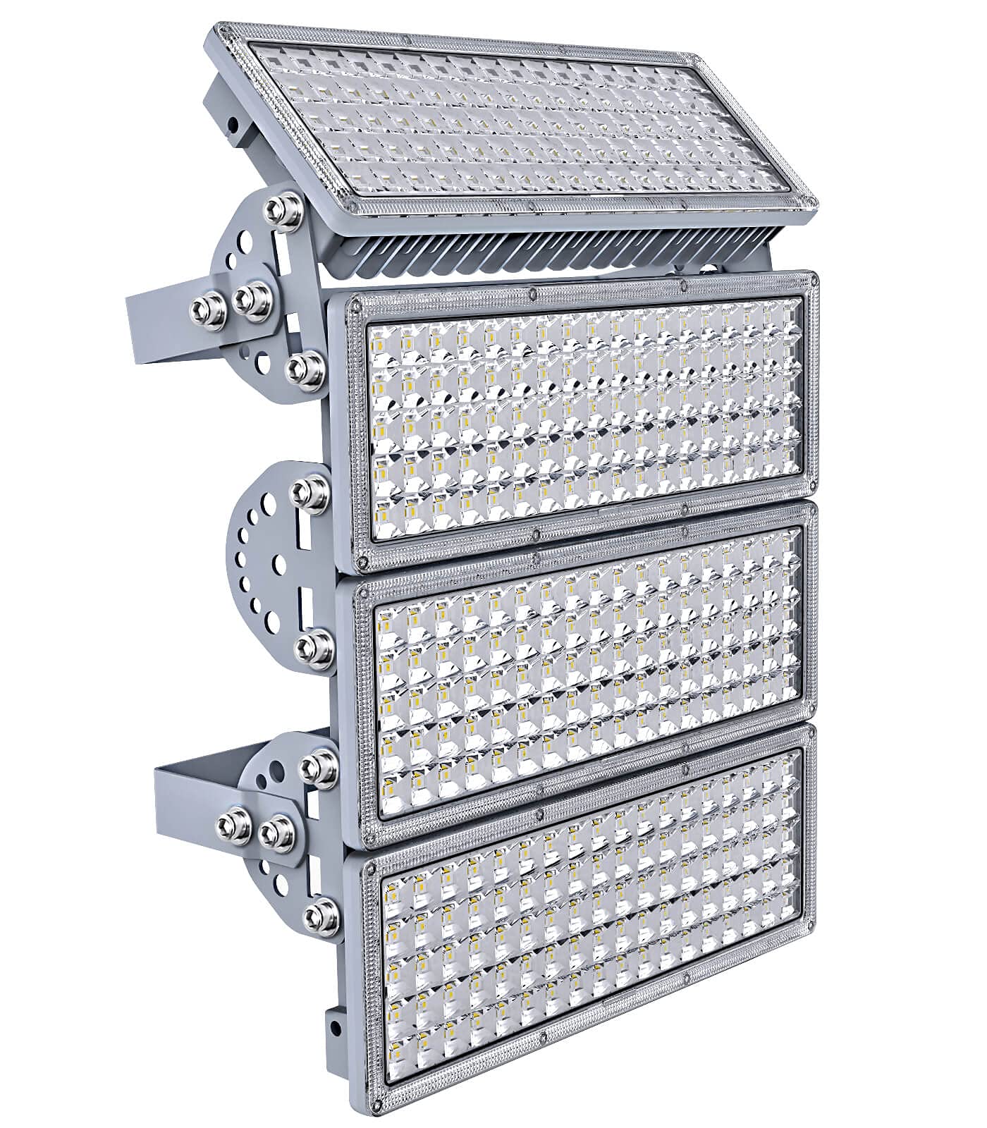 Kekeou 400W LED Flood Lights Outdoor - 44000LM 6500K IP67 Waterproof Adjustable Stadium Lights for Sport Fields, Arenas, Parking Lots, and Backyards