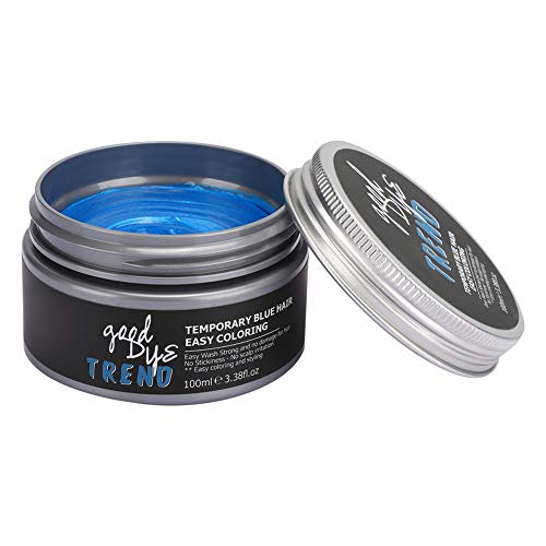 Non-Irritating Temporary Hair Dye Cream - Blue Hair Color Wax for Men & Women | Gentle, Washable & Safe for Daily Use | Perfect for Parties, Halloween & Cosplay
