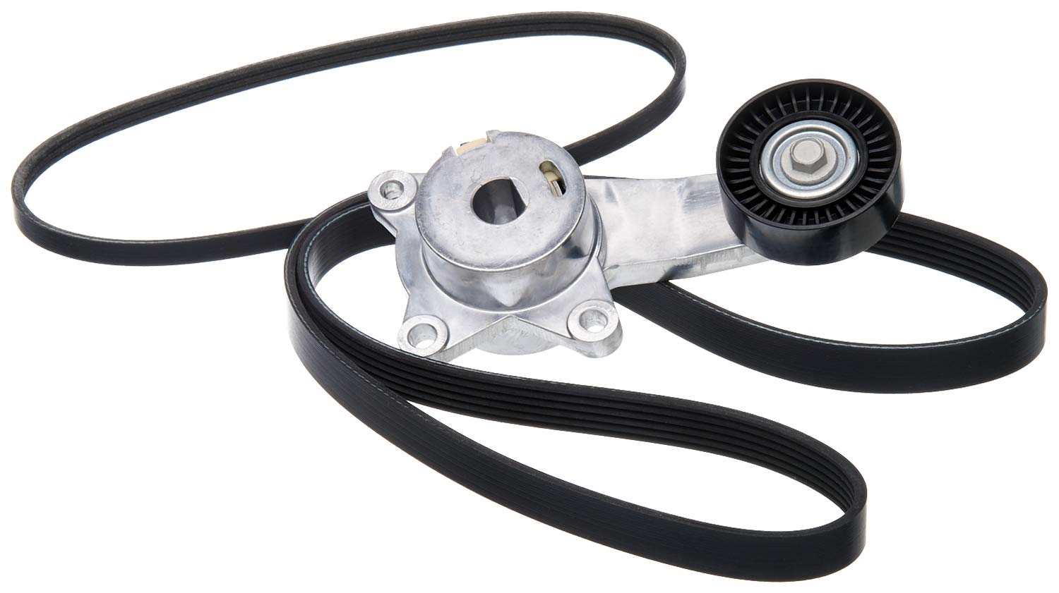 ACDelco Gold ACK060448 Automatic Belt Tensioner Kit with Tensioner & Serpentine Belts - Perfect for Car Engine Maintenance & Repair