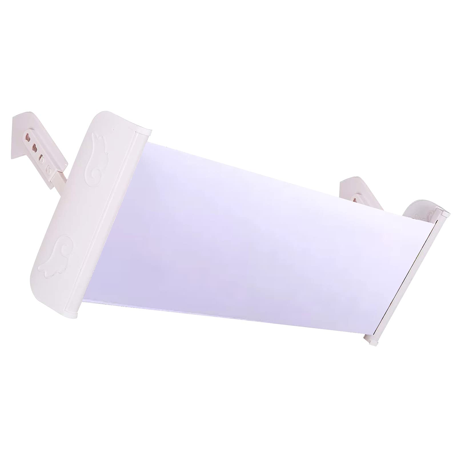 Youeneom AC Windshield Air Deflector - Anti-Direct Blow Wind Guide Baffle for Car (White) | Reduce Glare & Improve Airflow for Comfortable Driving