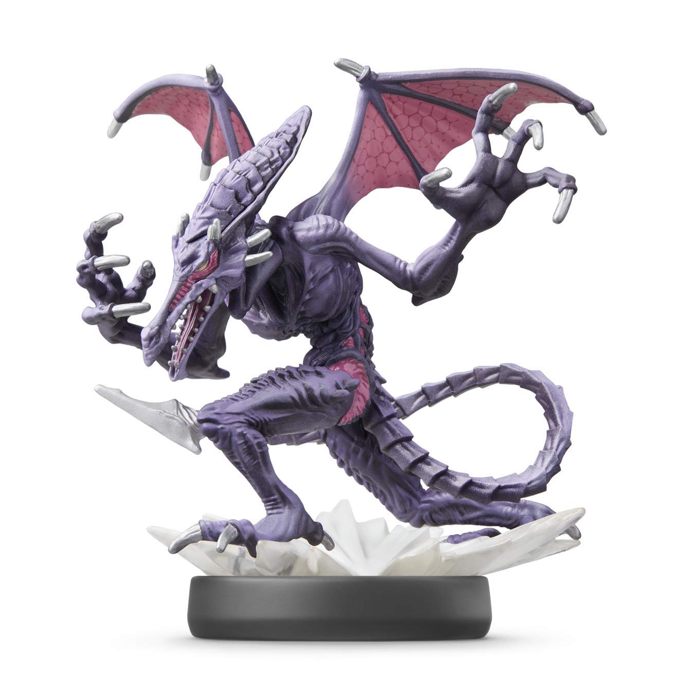 Official Nintendo Amiibo Ridley Figure for Nintendo Switch - Collectible Gaming Accessory for Super Smash Bros Ultimate & Metroid Games