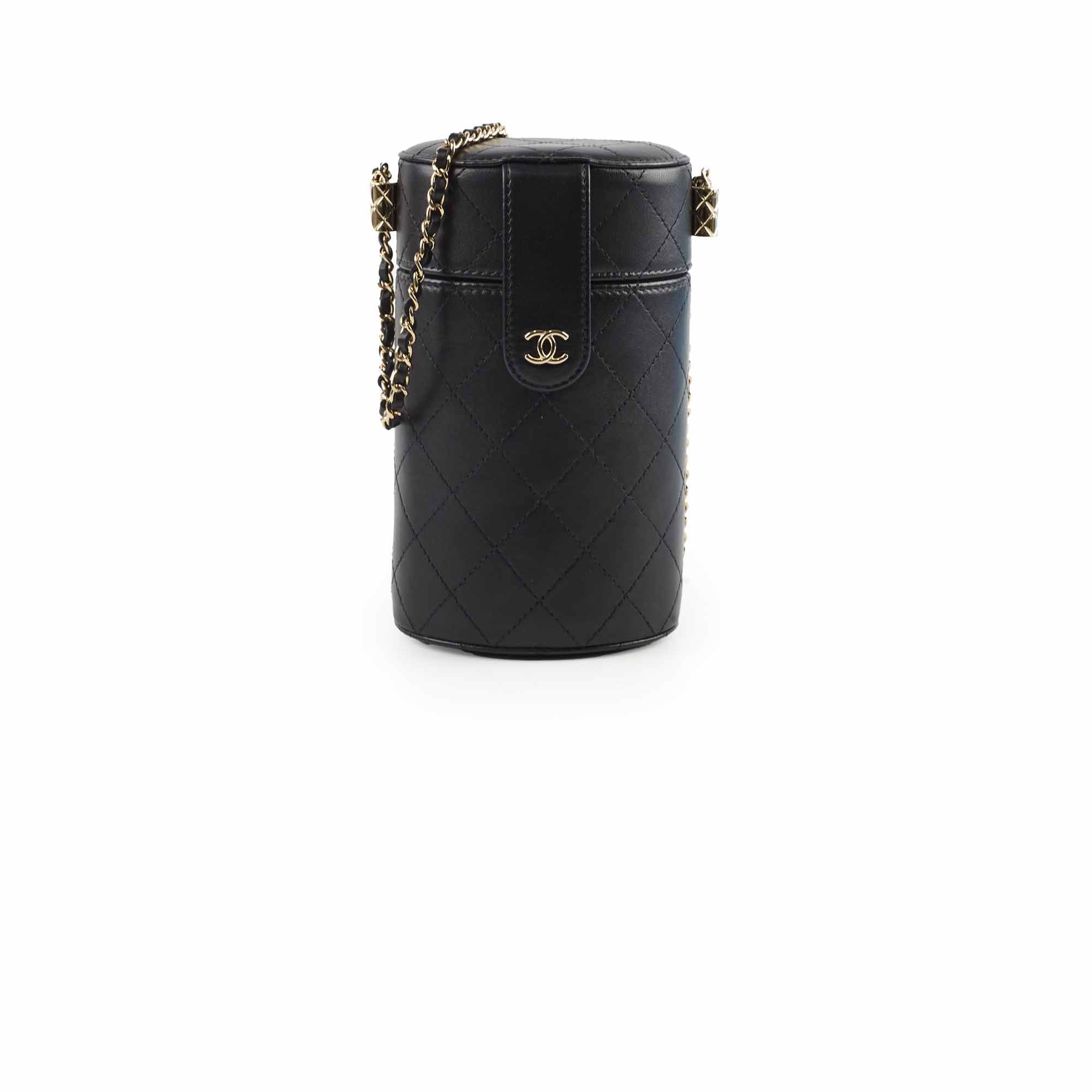 Chanel Round Vanity Case with Mirror 31 Series - Luxury Cosmetic Bag for Women | Perfect for Travel, Makeup Storage & Gift Giving
